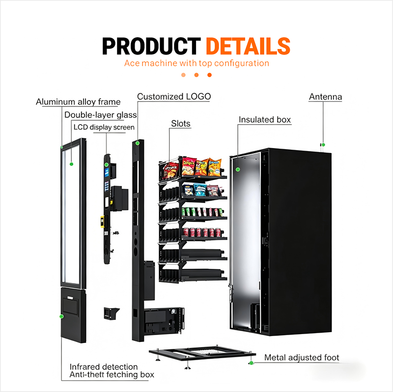 Máquina expendedora automática - Popcorn Vending Machine reseña y precio