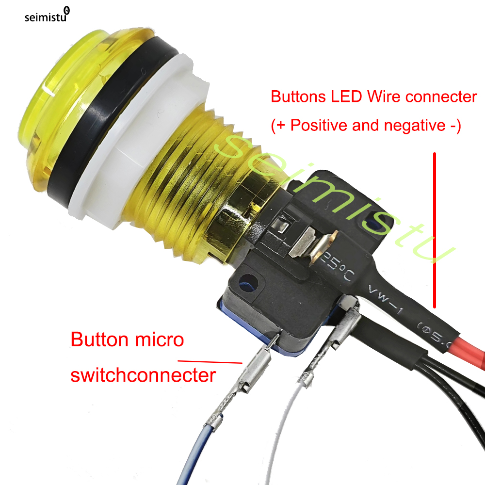 10 Uds. Botón pulsador de jueg - Arcade Button Pcb reseña y precio