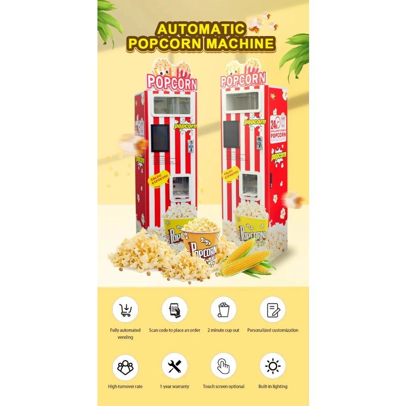 Máquina Expendedora de Palomit - Popcorn Vending Machine reseña y precio