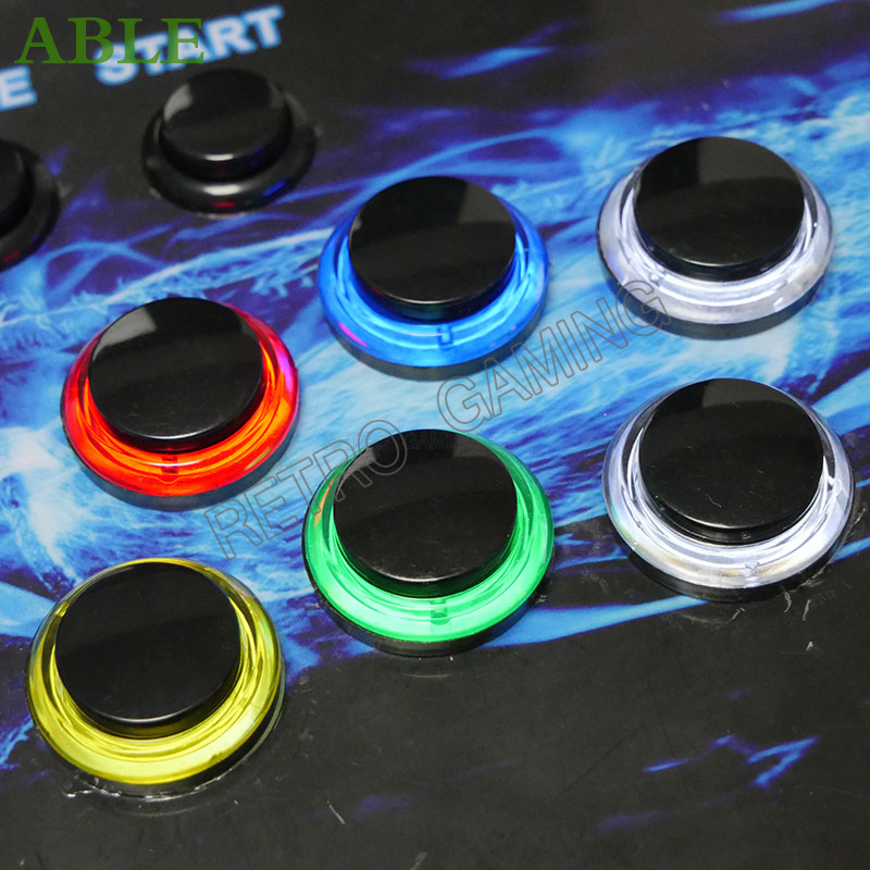 12 Uds. Botón pulsador LED Arc - Arcade Button Pcb reseña y precio