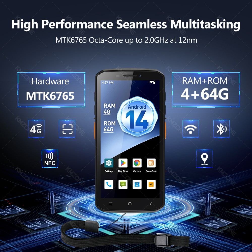 Terminal PDA MTK6765 Android 1 - Nfc Card Reader Vending reseña y precio